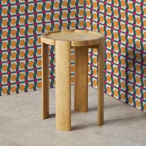 Yinka Ilori Biscuit Pine Side Table