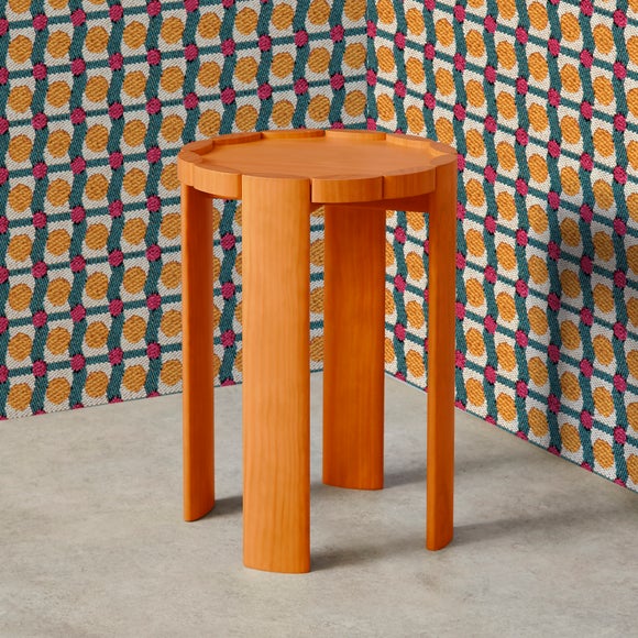 Yinka Ilori Biscuit Pine Side Table