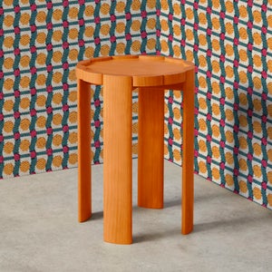 Yinka Ilori Biscuit Pine Side Table