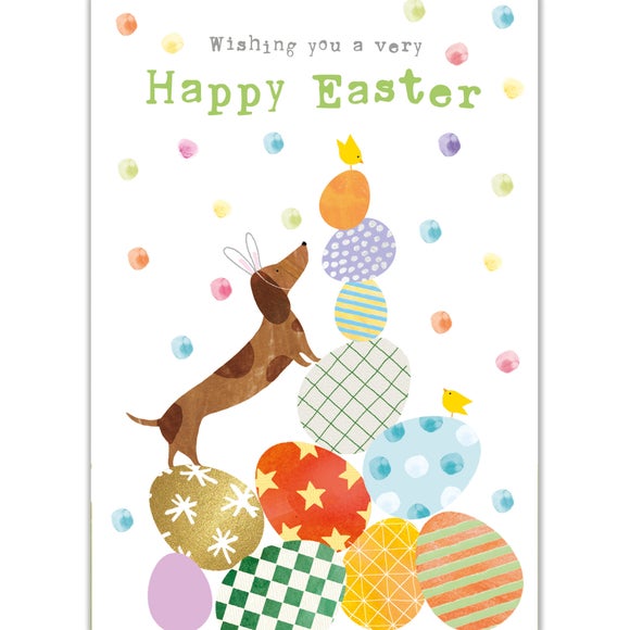 Happy Easter Dog Card Pack