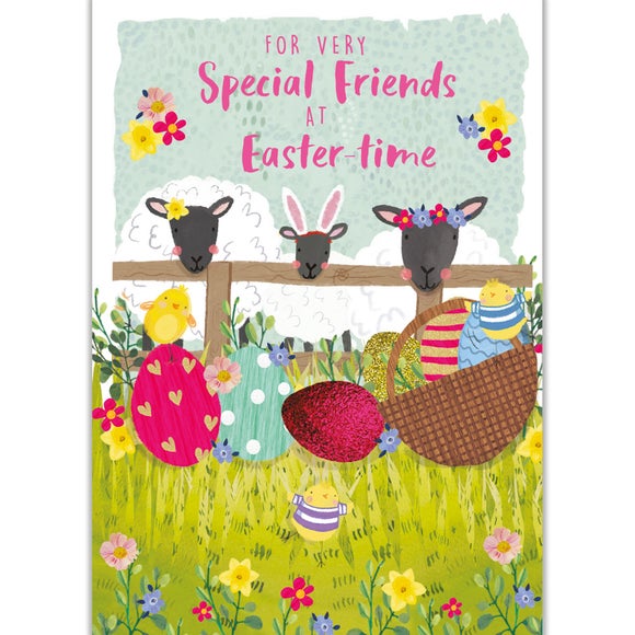 Special Friends Easter Sheep Card