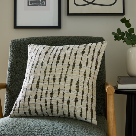 Abstract Stripe Square Cushion