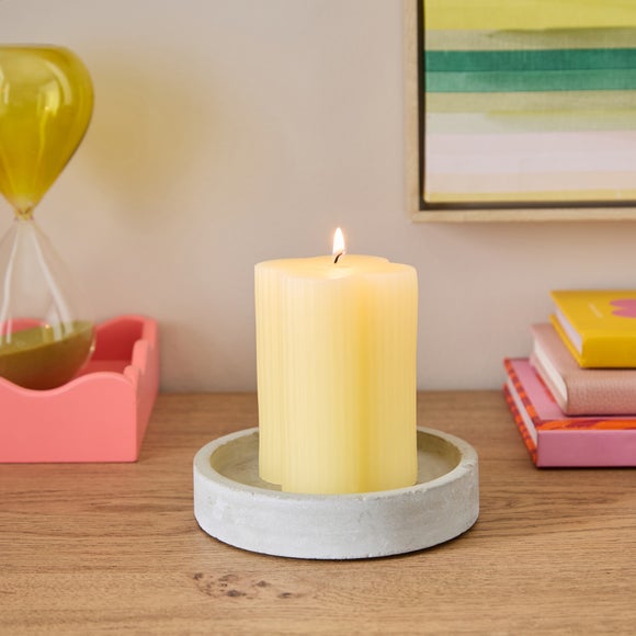 Flower Pillar Candle
