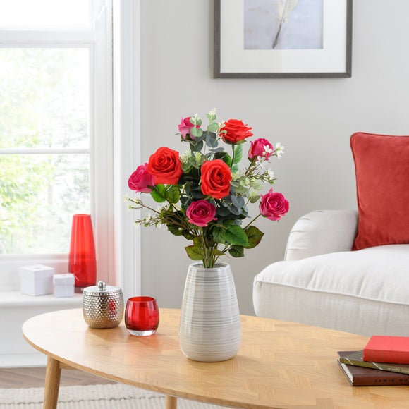 Valentine's Red Artificial Bouquet