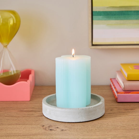 Flower Pillar Candle