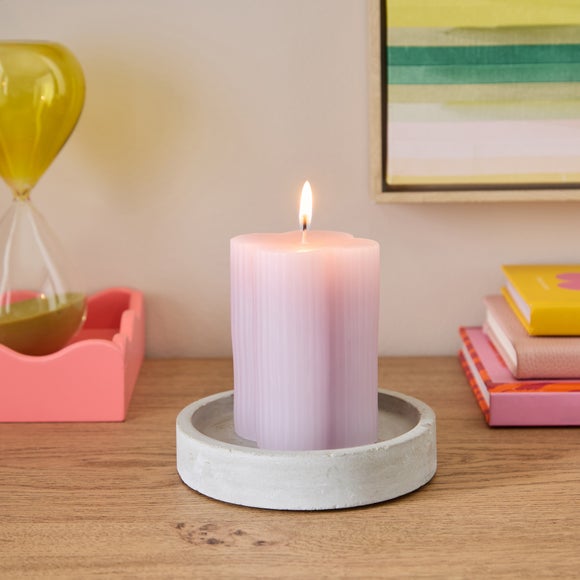 Flower Pillar Candle