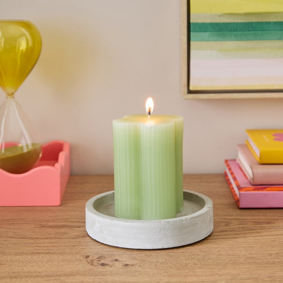 Flower Pillar Candle