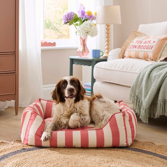 Beatrice Stripe Box Pet Bed