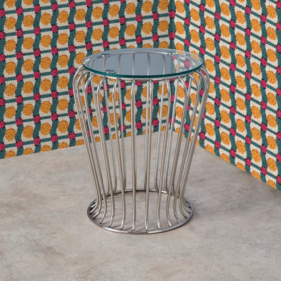 Yinka Ilori Trumpet Steel Side Table