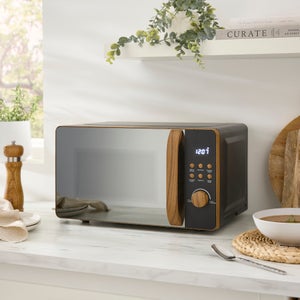 Wood Effect Contemporary 20l Microwave