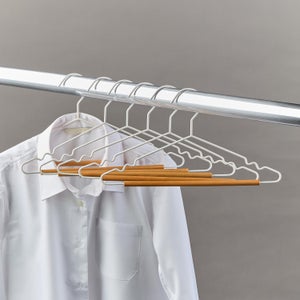 Set Of 6 Kids Wooden Bar Hangers