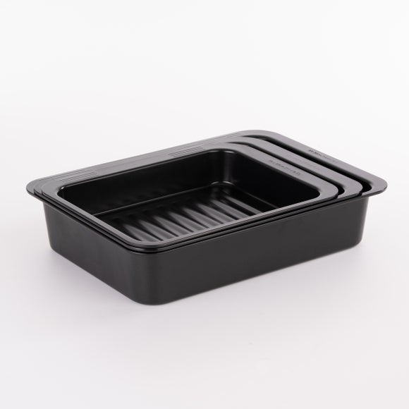 Heavy Gauge Set of 3 Roasting Pans
