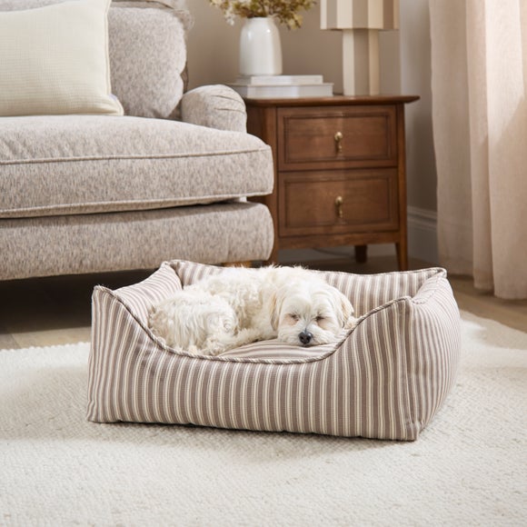 Striped Box Pet Bed