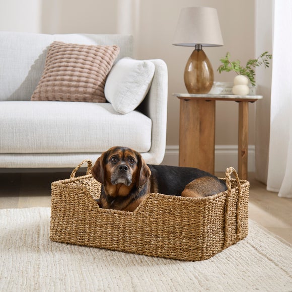 Woven Square Pet Bed