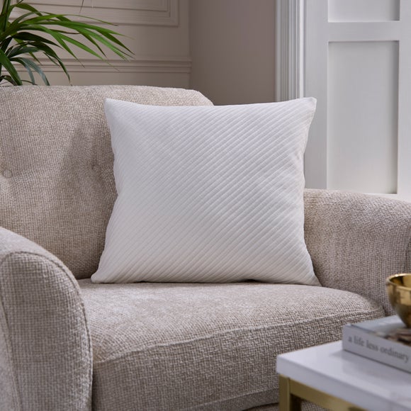 Diagonal Rib Square Cushion