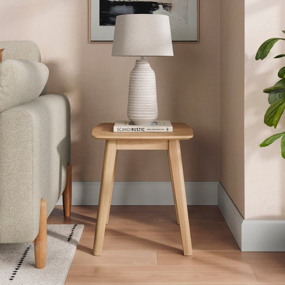 View Edda Lamp Table- Oak Effect View Edda Lamp Table- Oak Effect
