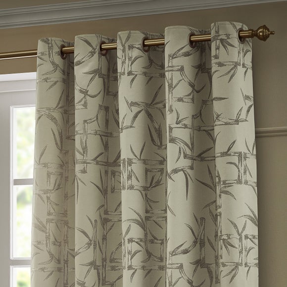 Paoletti Bamboo Eyelet Curtains