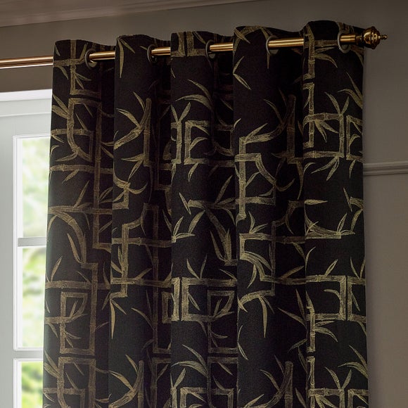 Paoletti Bamboo Eyelet Curtains
