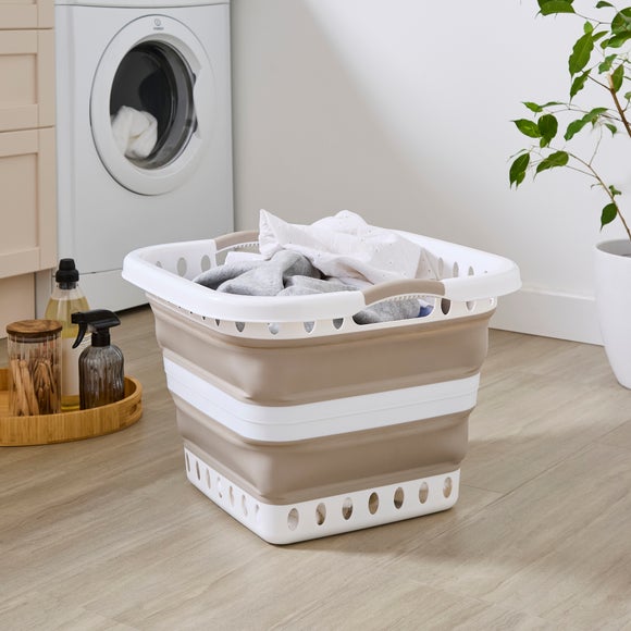 Collapsible Square Laundry Basket