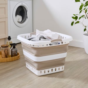 Collapsible Square Laundry Basket