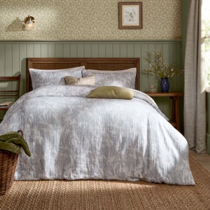 Voyage Braeflower 100 Cotton Muslin Duvet Cover & Pillowcase Set