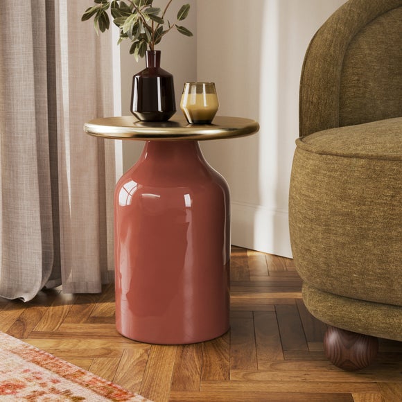 Rennie Pedestal Side Table