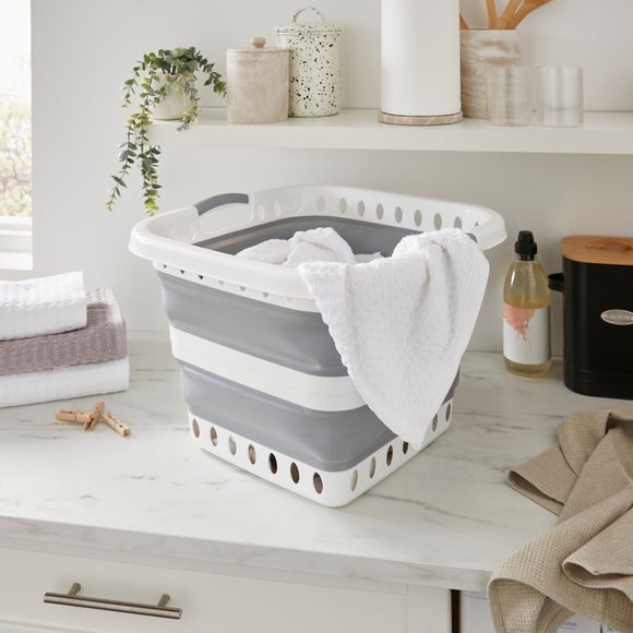 View Collapsible Square Laundry Basket View Collapsible Square Laundry Basket