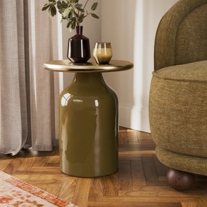 Rennie Pedestal Side Table
