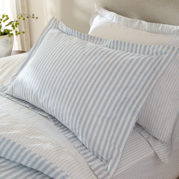 View Yard Hebden 100 Cotton Oxford Pillowcase Pair View Yard Hebden 100 Cotton Oxford Pillowcase Pair
