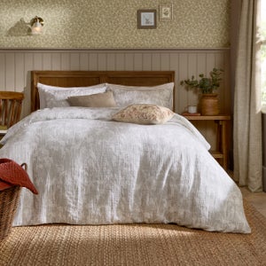 Voyage Braeflower 100 Cotton Muslin Duvet Cover & Pillowcase Set