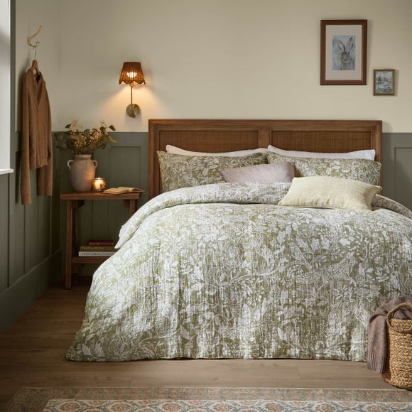 Voyage Cademuir 100 Cotton Duvet Cover & Pillowcase Set