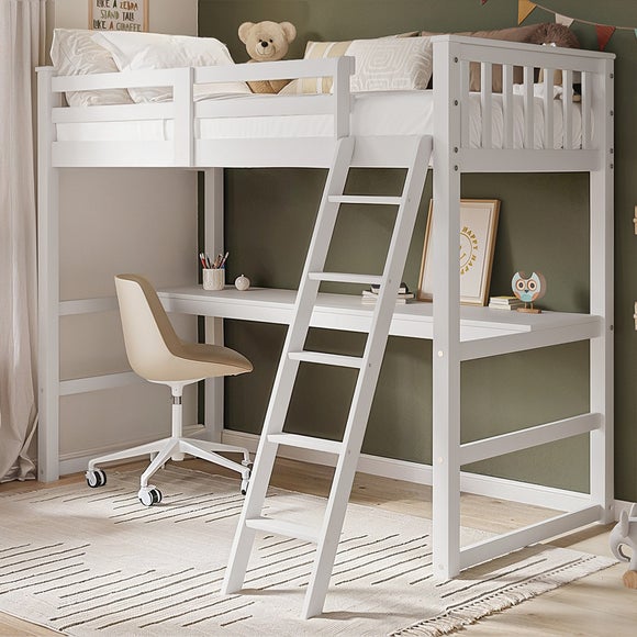 Jules Highsleeper Bed Frame With Desk