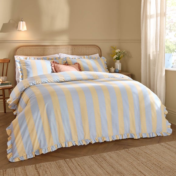 Click to view product details and reviews for Wylder Nature Birdie Stripe Polycotton Duvet Cover Pillowcase Set. Click to view product details and reviews for Wylder Nature Birdie Stripe Polycotton Duvet Cover Pillowcase Set.