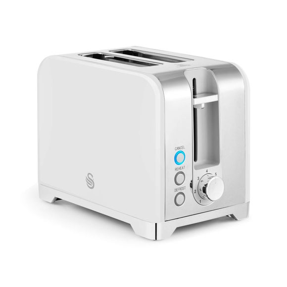 Swan Solace 2 Slice Stainless Steel Toaster