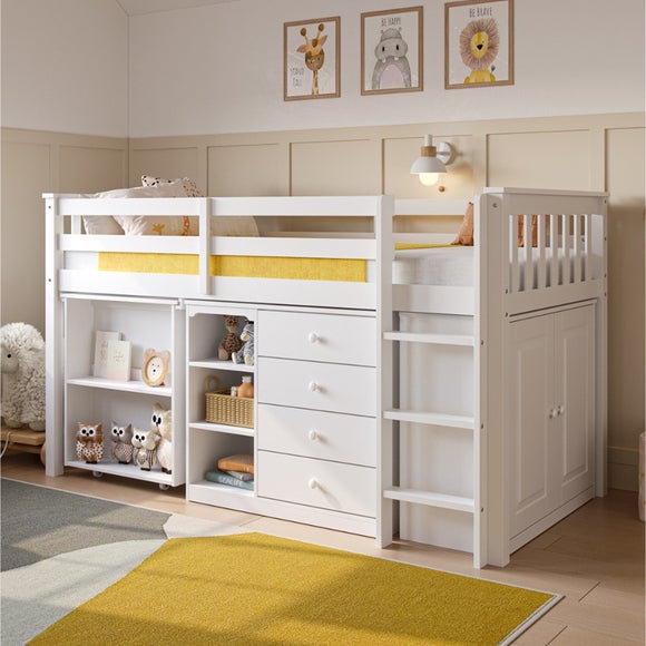 Oban Gaming Cabin Bed Frame with Desk & Storage