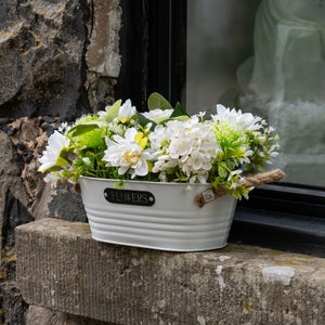 Artificial Hydrangea Trough