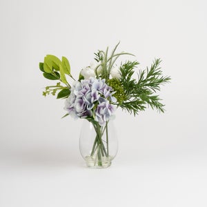 Artifical Blue Hydrangea Arrangement