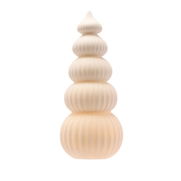 Photo 1 of The Christmas Gift Co Ceramic 27cm Led Light Up Christmas Tree