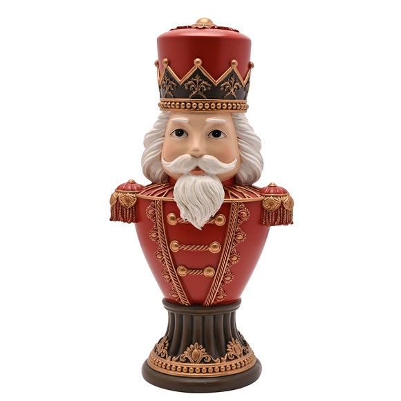 The Christmas Gift Co Regal Tidings Nutcracker Bust