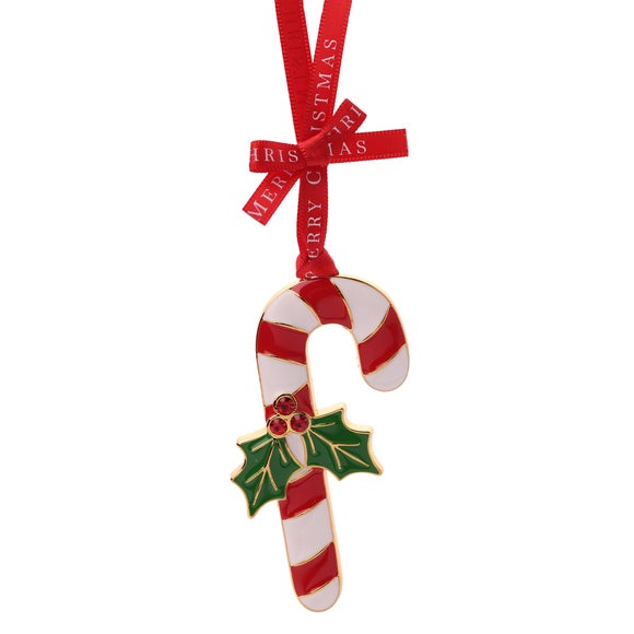 The Christmas Gift Co Regal Tidings Collectable Candy Cane Tree Decoration
