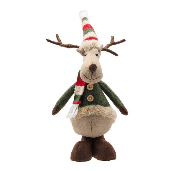 The Christmas Gift Co Standing Moose With Short Legs