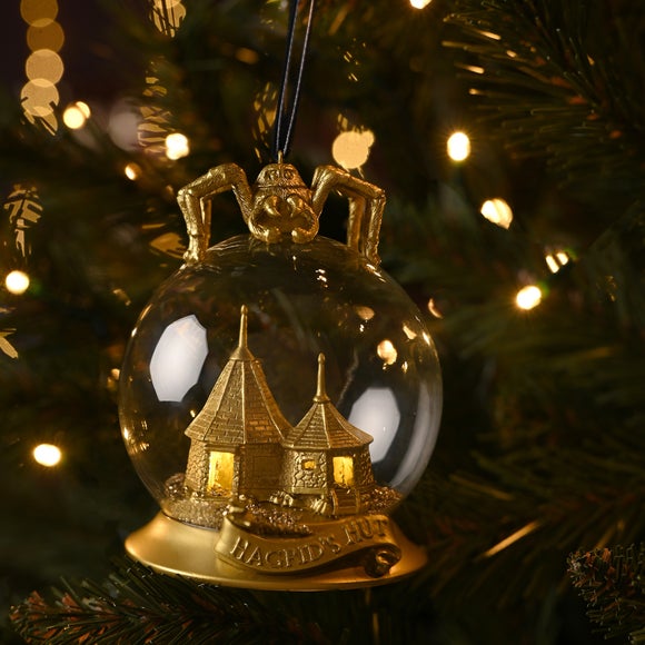 Warner Bros Harry Potter Alumni LED Collectable Hagrids Hut Bauble