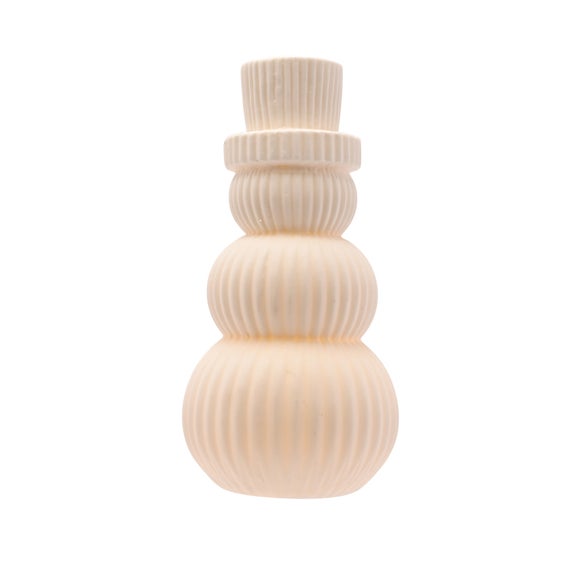 The Christmas Gift Co Ceramic 20cm LED Light Up Snowman