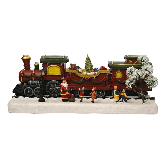 Click to view product details and reviews for The Christmas Gift Co Regal Tidings Light Up Christmas Train Scene.