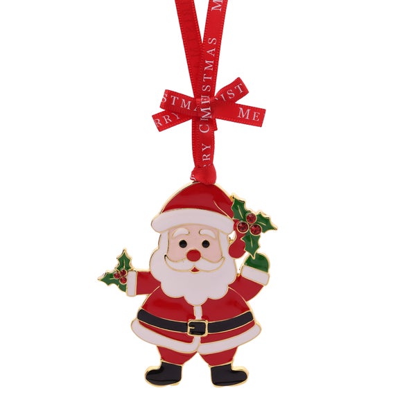 The Christmas Gift Co Regal Tidings Collectable Santa Tree Decoration