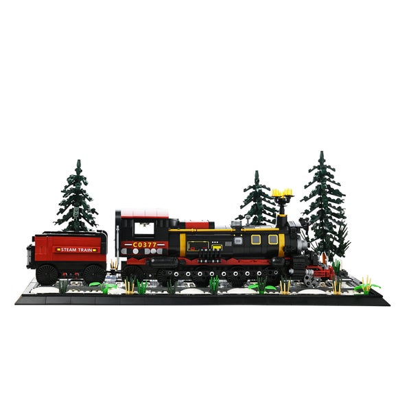 The Christmas Gift Co Snow Country Train Brick Building Set