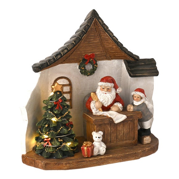 Click to view product details and reviews for The Christmas Gift Co Regal Tidings Led Santas Grotto Scene.
