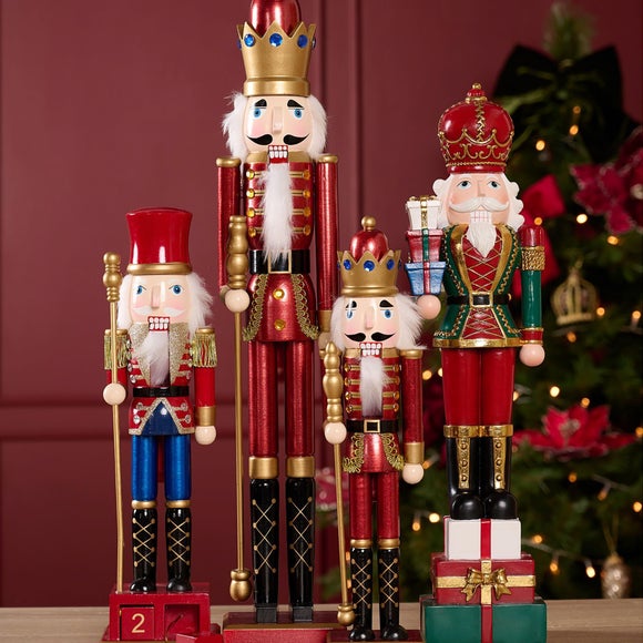 Photo 2 of The Christmas Gift Co 60cm Red Wooden Nutcracker