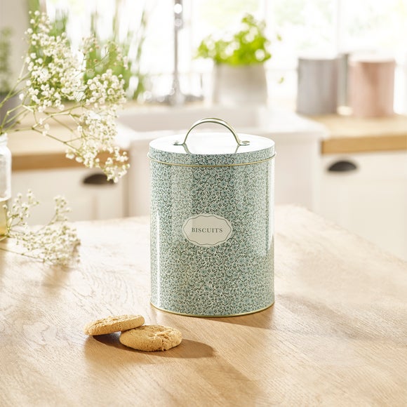 Vintage Ditsy Floral Biscuit Tin
