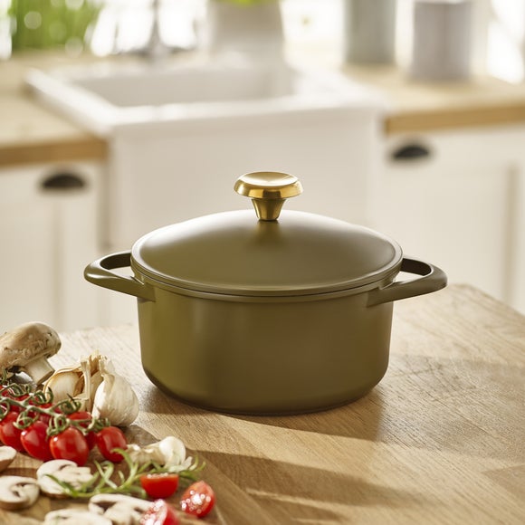 Cast Aluminium Deep 20cm Casserole Dish
